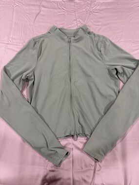 Nike Sage Green Full-Zip Long Sleeve Jacket